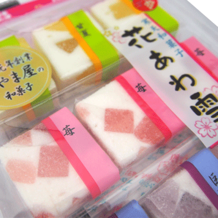 人気の新作 津山屋製菓 花つみ寒天ゼリー 210g 12袋 和菓子寒天ゼリー テトラ個装パック 卸販売