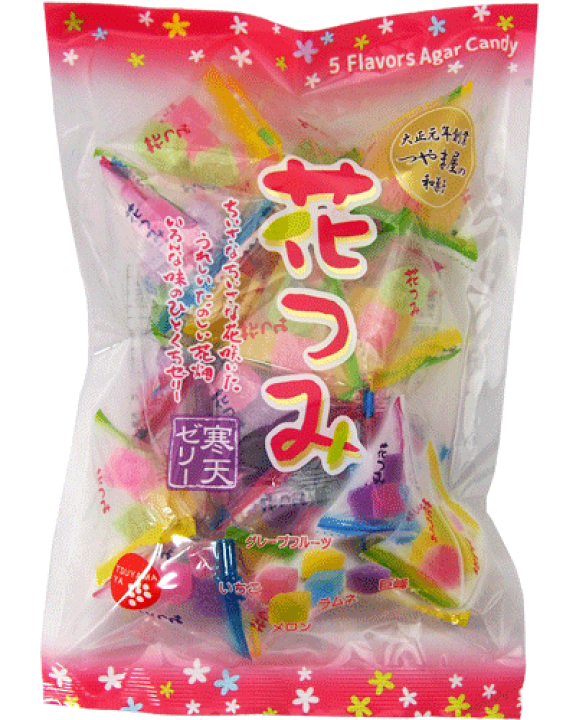 楽天市場】☆単品販売☆【津山屋製菓】花つみゼリー185g {寒天菓子 半 