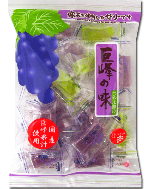 楽天市場】☆単品販売☆【津山屋製菓】巨峰の味215g {寒天菓子 ゼリー
