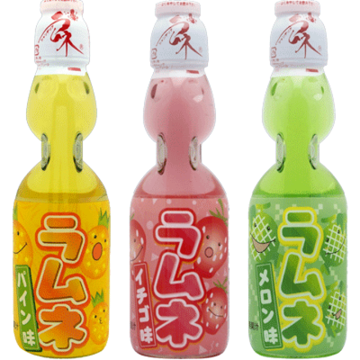 楽天市場】【ハタ鉱泉】6種のフルーツ瓶ラムネセット（6本入