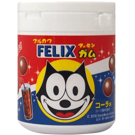 【丸川製菓】400円　フィリックスボトルガム コーラ味（6個入）　　　｛駄菓子　駄菓子屋　だがし　容器入り　景品　おもしろ｝