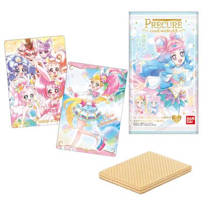 バンダイキャンディ 並行輸入品 プリキュアカードウエハース3 袋入