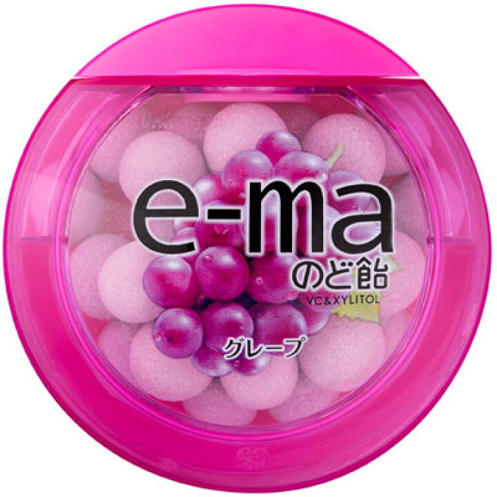 楽天市場】【UHA味覚糖】e-maのど飴［容器入］〈グレープ〉（6個入 