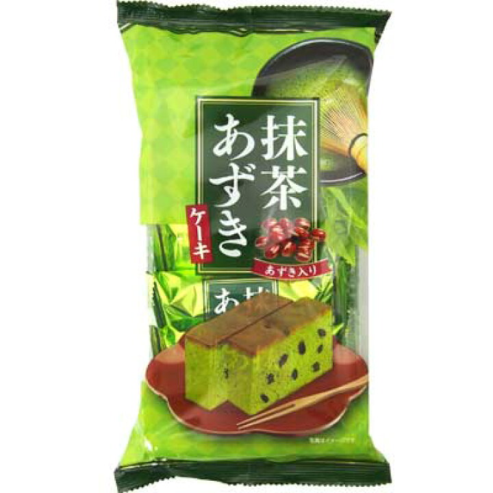 楽天市場 単品販売 天恵製菓 330円 抹茶あずきケーキ 駄菓子ワールド