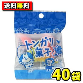 【送料無料】【坂製菓】4個トンガリ菓子（40袋入）　　　　　　　　　｛ 駄菓子　だがし　駄菓子屋　だがし屋　お菓子 トンガリ　なつかしい　懐かしい　昭和　レトロ　美味しい　砂糖菓子　大人買い　箱買い　麩菓子　とんがり帽子　とんがり　アイス コーン　子供会｝