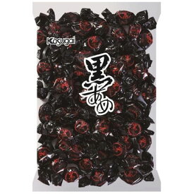 【春日井製菓】黒あめ〈1kg〉　　　　　　　　｛徳用　大袋　業務用　つかみどり　バラマキ　景品　キャンディ　アメ　あめ　飴｝