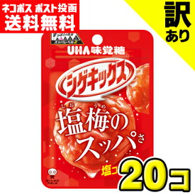 【アウトレット・訳アリ】【ポスト投函メール便】【送料無料】味覚糖　シゲキックス 梅ソルト（20個）