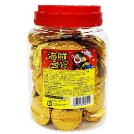 【やおきん】ポット入り 海賊金貨チョコ（100枚入）