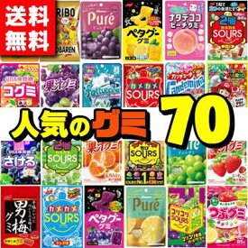 【送料無料】グミ大集合！人気のグミ 70種詰め合わせ食べくらべセット
