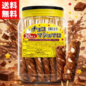 【期間限定SALE】【送料無料】カネ増製菓　チョコマシュマロ（30本入）