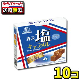 【ゆうパケット・メール便】【全国送料無料】【森永製菓】12粒 塩キャラメル　10個