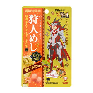 【UHA味覚糖】100円　狩人めし　回復系エナジードリンク味（10個入）　　｛忍者めし　グミ｝