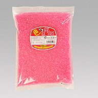 【わたがし用原料】色いろザラメ1kg（赤）
