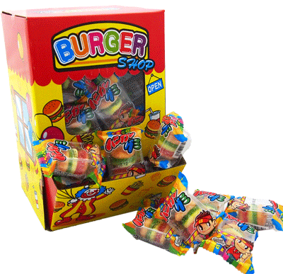 楽天市場 駄菓子 15円 ハンバーガーグミ 60個入 駄菓子ワールド