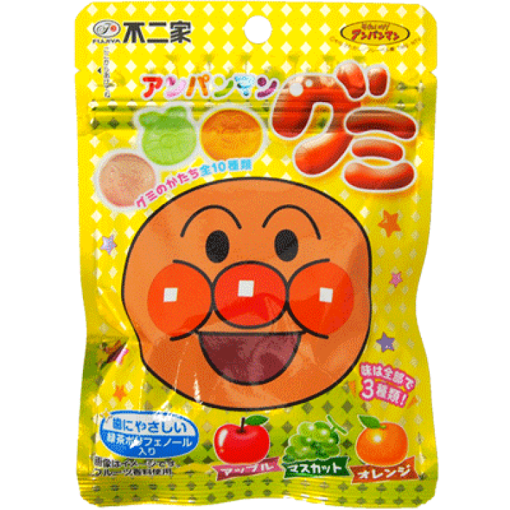 楽天市場】【不二家】アンパンマングミ50g（10袋入） : 駄菓子ワールド