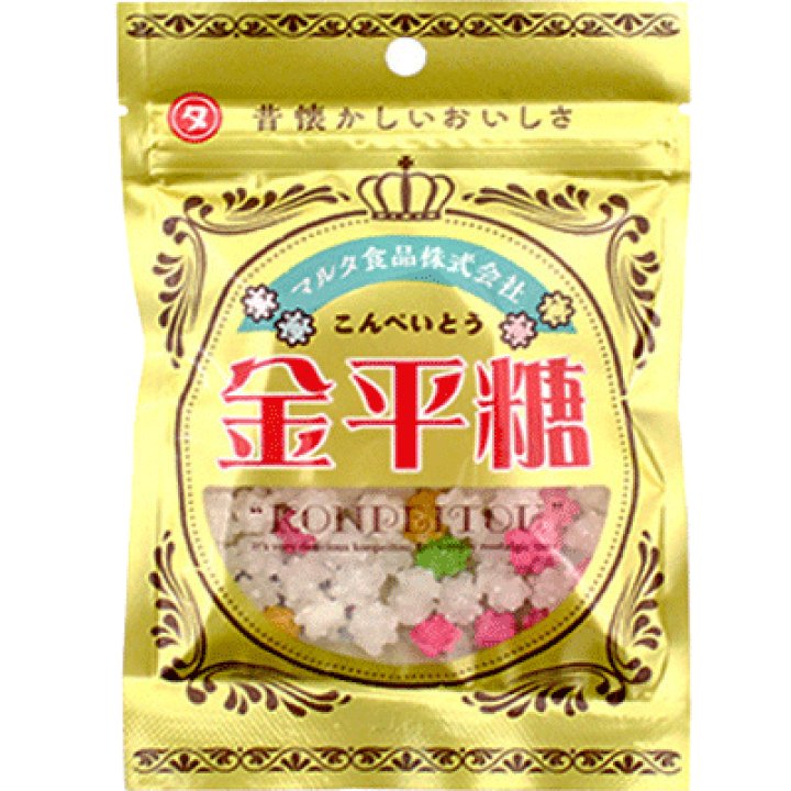 楽天市場】【マルタ食品】ゴールド金平糖60g（20袋入） : 駄菓子ワールド