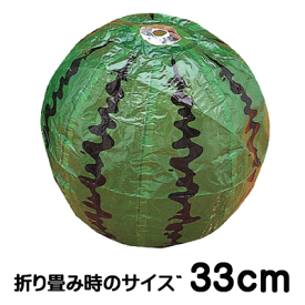 【送料無料】【紙ふうせん】〈スイカ〉紙風船 6号(33cm)×50枚　　　　　　　{すいか　かみふうせん　紙ふーせん　紙風船　夏祭り}