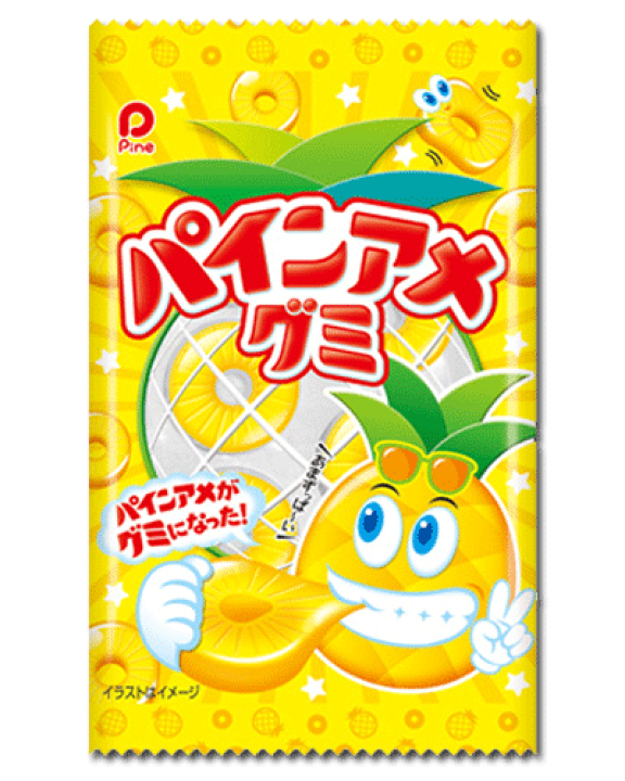 昭和レトロ★パイン製菓「パインアメ」平瓶 楽天市場】【パイン製菓】パインアメグミ（10個入） : 駄菓子ワールド