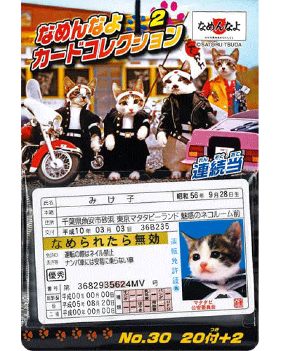 楽天市場】【エンスカイ】30円 なめんなよ カードコレクション2当て(20