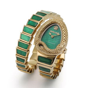 roberto cavalli by FRANCK MULLER ロベルト カヴァリ バイ フランク ミュラー グリーンシェル 緑 白蝶貝 MOP RV1L141M0031 レディース 腕時計 国内正規品 送料無料