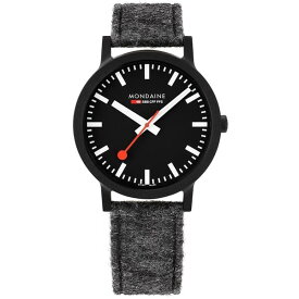 【10％OFFクーポン利用で】アナログ クオーツ ブラック MS1.41120.LH MONDAINE モンディーン スイス国鉄時計 メンズ 腕時計 国内正規品 送料無料 プレゼント ブランド