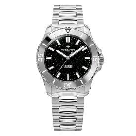 VENEZIANICO Nereide Avventurina Nera 3121550C ヴェネチアニコ ヴェネツィアニコ ベネチアニコ 自動巻き メンズ 腕時計 国内正規品 送料無料 ダイバーズウォッチ 20気圧防水 タングステンベゼル ブラックアベンチュリンガラス 黒 シルバー