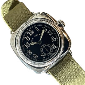 M.R.M.W. モントルロロイ ミリタリーウォッチ Cushion Watch スモセコ CU-BL-01GF メンズ 腕時計 国内正規品 送料無料