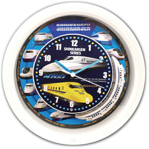 【2,000円OFFクーポン利用で】新幹線 クロック SR-WC15001WH 掛け時計 掛時計 国内正規品 送料無料
