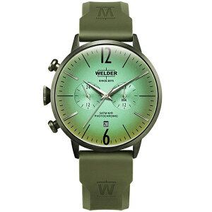 �y2,000�~OFF�N�[�|�����p�ŁzWELDER �E�F���_�[ MOODY DUAL TIME 45MM RUBBER STRAP WWRC519 �����Y�r���v �������K�i ��������