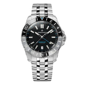 VENEZIANICO Nereide GMT Ceratung? 4521500S ヴェネチアニコ ヴェネツィアニコ ベネチアニコ メンズ 腕時計 国内正規品 送料無料 ダイバーズウォッチ セラミック タングステン 黒 ブラック シルバー ツートンベゼル GMTウォッチ GMT機能 ギフト