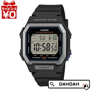 �y2,000�~OFF�N�[�|�����p�ŁzCASIO �J�V�I ��ʎ��v DIG 10Y 10W VIB�@�V���v���X�^�C�� W-738H-1AJF �����Y �r���v �������K�i ��������