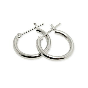 (pp201500)日本製 PT900 地金フープピアス 1ペア 両耳用 定番 シンプル 太め PT900 2mm×15mm レディース 女性 メンズ 男性 セカンドピアス 輪っか プラチナ プレゼント
