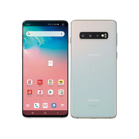 【未使用品～中古品】SAMSUNG Galaxy S10 SC-03L docomo版SIMフリー 本体 最大6ヶ月長期保証 SIMロック解除済【スマホとタブレット販売のダイワン】