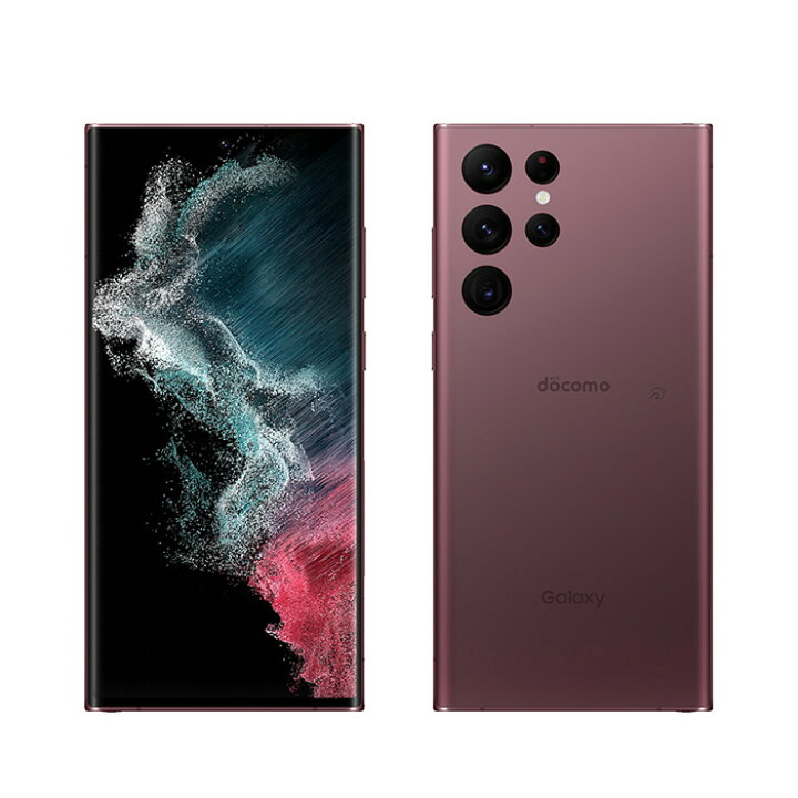 docomo Galaxy S22 Ultra バーガンディ メーカー整備済み 楽天市場 