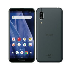 【未使用品〜中古品】SHARP AQUOS sense3 SH-02M docomo版SIMフリー 本体 最大1年間保証 SIMロック解除済【スマホとタブレット販売のダイワン】