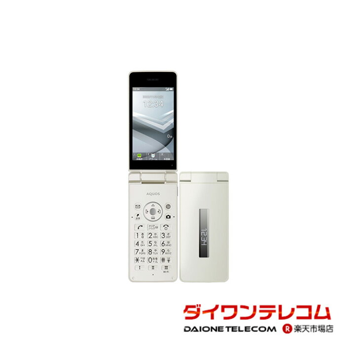 楽天市場】【未使用品～中古品】SHARP AQUOS ケータイ4 A206SH Y 
