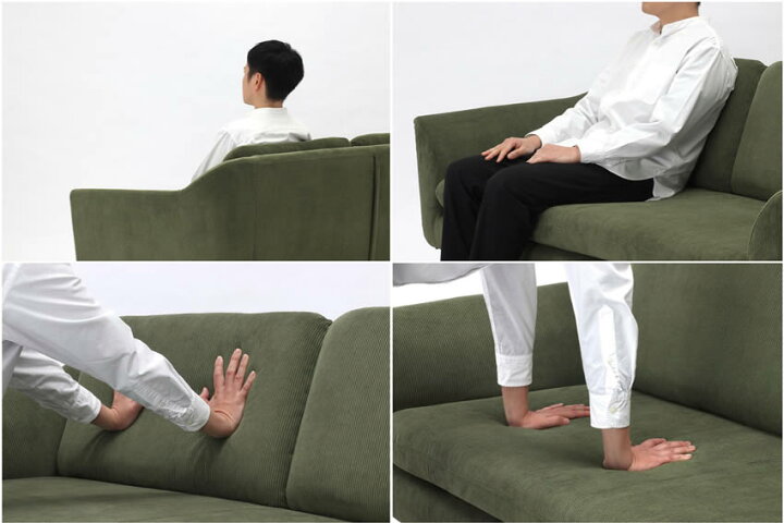 楽天市場】【送料無料】Fig フィグ 3Pソファ 幅173cm 3人掛け 