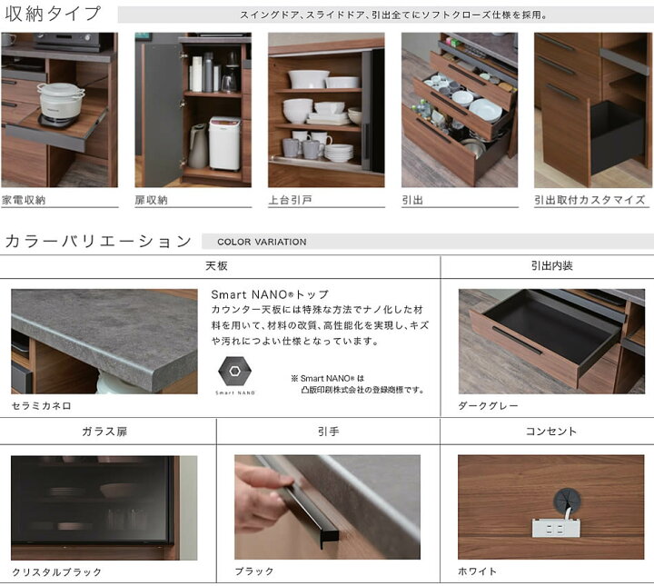 楽天市場】【送料無料】パモウナ SY 幅120cm キッチンボード カップ 