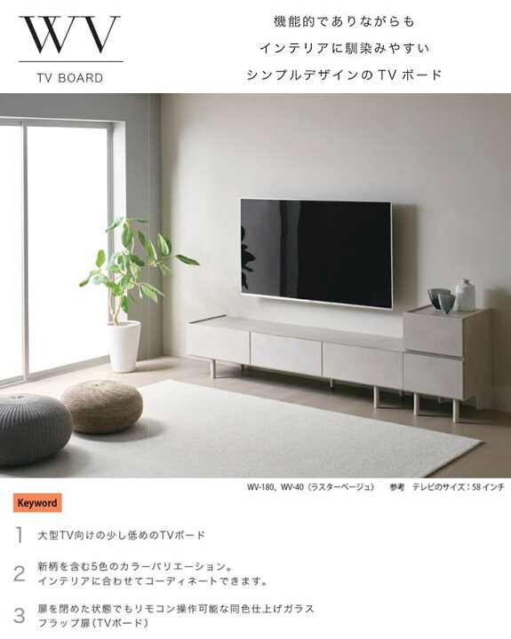 楽天市場】☆在庫あり！【☆開梱設置・送料無料！】パモウナ WV 幅 