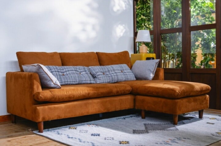 楽天市場】【送料無料】アナベル カウチソファ 左右組替え可 脚高12cm 