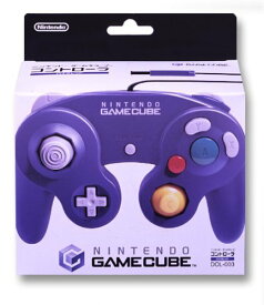 【中古】ニンテンドーゲームキューブ専用コントローラ バイオレット-GAMECUBE