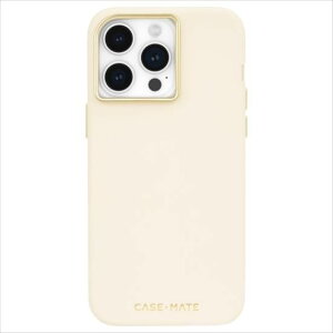 iPhone 15 Pro Max �P�[�X Silicone-Beige �V���R���� �x�[�W�� �V���v�� �\�t�g�P�[�X Case-Mate