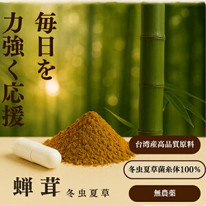 セミタケ 冬虫夏草 60粒入り