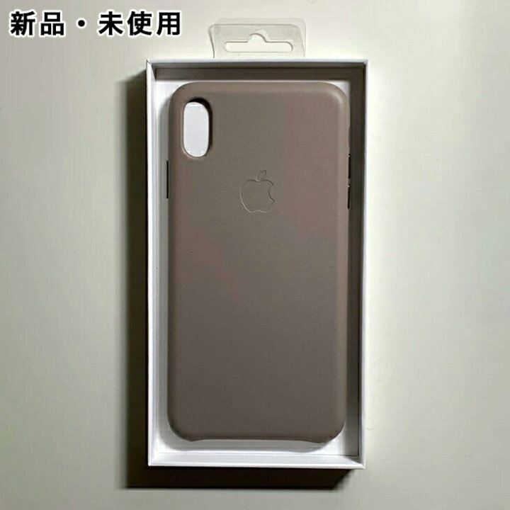 楽天市場】Apple純正 iPhone XS Max レザーケース・トープ 新品 