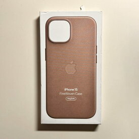 Apple アップル 純正 iPhone 15 ファインウーブンケース・トープ 新品