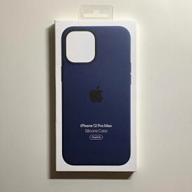 Apple アップル 純正 iPhone 12 Pro Max シリコンケース・ディープネイビー 新品