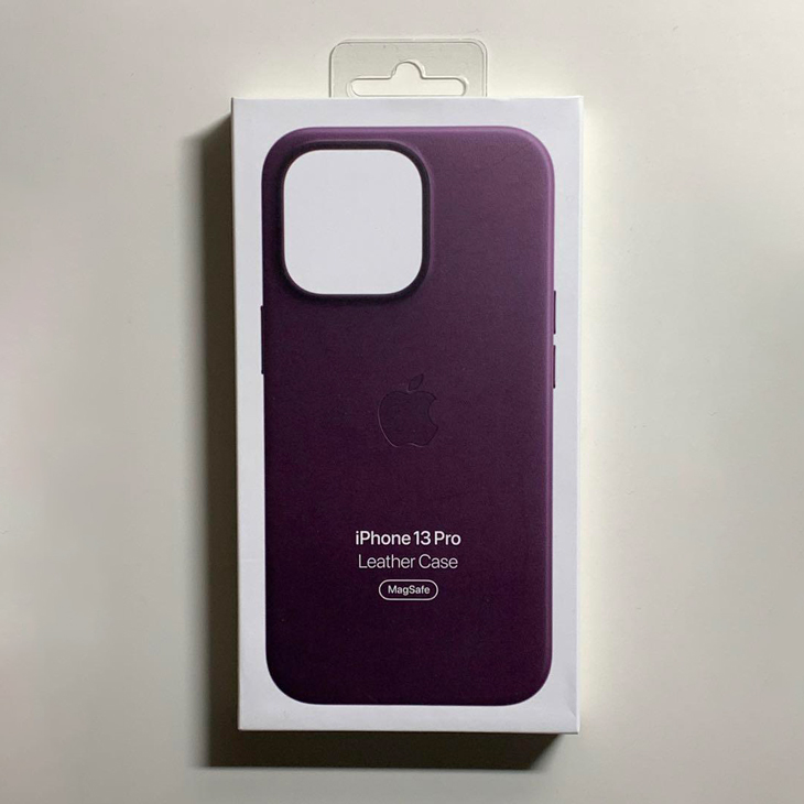Apple アップル 純正 iPhone 13 Pro レザーケース・ダークチェリー 新品 | アスカラ 楽天市場店