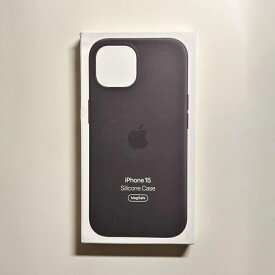 Apple アップル 純正 iPhone 15 シリコンケース・ブラック 新品