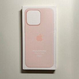 Apple アップル 純正 iPhone 15 Pro Max シリコンケース・ライトピンク 新品