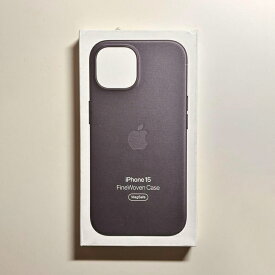 Apple アップル 純正 iPhone 15 ファインウーブンケース・ブラック 新品
